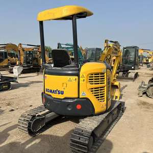 Mini-excavatrice KOMATSU PC30 d'occasion compacte haute précision 3 tonnes avec pompe de boîte de vitesses efficace pour la rénovation urbaine et la construction de jardins à petite échelle - Product Image 6
