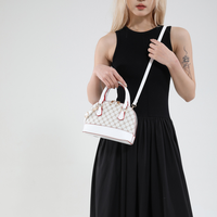 Sac Rétro Femme en Forme de Coquille, Sac à Main Imprimé Tendance, Sac Bandoulière pour Téléphone, Sac Messager Décontracté Quotidien, Sac à Main pour Dames