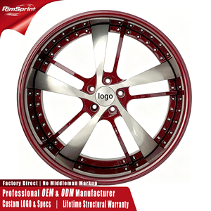 Ruedas de Aleación Forjadas de Lujo Rucci <span class=keywords><strong>HUNDO</strong></span> de 20-32 Pulgadas 5x120 5x127 6x139.7 para Escalade, Tahoe, Suburban, Yukon, BMW, Ford Mustang, Caprice - Product Image 1