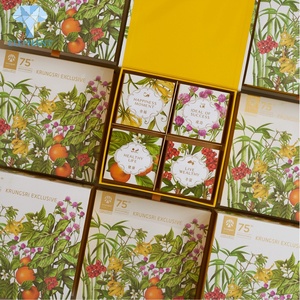 Custom Luxury Food Grade Art Design Paper Packaging With Dividers Mooncake Gift Packaging <b>Box</b> - Product Image 2