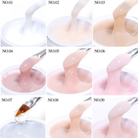 ZRKGEL Tpo Hema Free 9 Couleurs Tendance Effet Longue Durée Gel Constructeur Ongles Couleur Gelée Sans Brûlure Thermique Créez Votre Marque