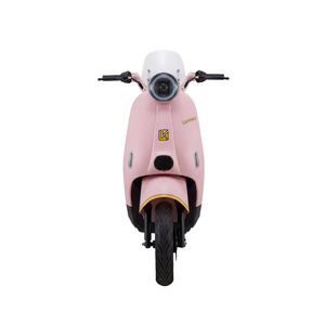 Venta Directa de Fábrica, Motocicleta Eléctrica Rosa Clásica Retro de Estilo Italiano Vintage, 60V 500W 40km/h - Product Image 3