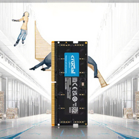 Mémoire RAM Crucial 32 Go DDR5 pour ordinateur portable 5600 MHz SODIMM avec fonction REG ECC, modules de 16 Go en stock