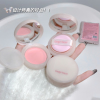 Palette de maquillage personnalisée avec logo, blush vegan imperméable, 6 couleurs, poudre mate et pailletée, forme de cœur, marque privée