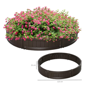 Деревянная круглая корневая коробка для растений - Product Image 1