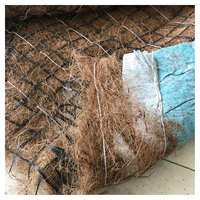Couverture en fibre de coco de noix de coco conserver les graines et l'eau d'herbe végétale du sol pour protéger la couverture de géotextile de noix de coco d'érosion de pente