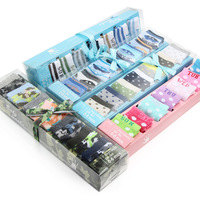Vente chaude de haute qualité doux sept jours nouveau-né chaussette semaine bébé chaussettes 7 paires dans un ensemble