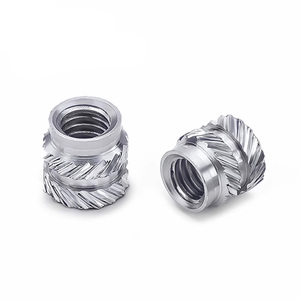 Sl-loại đôi Twill có khía tiêm Nut M2 M3 OEM 303 thép không gỉ nóng chảy Inset hạt sưởi đúc chủ đề chèn NUT - Product Image 5