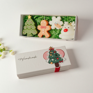 Ambiance festive créative bougie personnalisée faveur de mariage Bougies de Noël décorées parfumées - Product Image 1