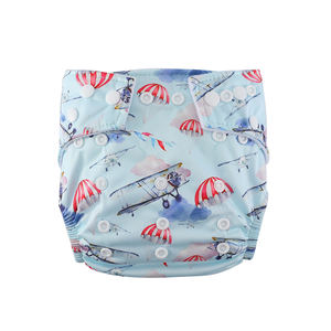 Goupille de sécurité verrouillage de sécurité meilleur bébé certifié Oeko Tex UK couche de <span class=keywords><strong>nuit</strong></span> réutilisable couche en tissu imperméable - Product Image 2