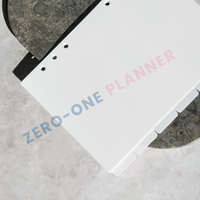 Ensemble de diviseurs de planificateur A4 A5 A6 A7 personnalisé Pages PP à onglets pour la budgétisation de l'argent Organisateur Portefeuille Enveloppe Classeur