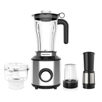 HappyPartner Multifunctionele 4-in-1 Voedselprocessor Blender voor Keukenapparatuur Mixer Blender Sapcentrifuge Smoothie Maker