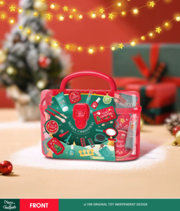 <span class=keywords><strong>Jouet</strong></span> de <span class=keywords><strong>maquillage</strong></span> pour fille, pour la fête des Fêtes, mini kit de beauté pour déguisement pour enfants sans bavure pour Noël - Product Image 5