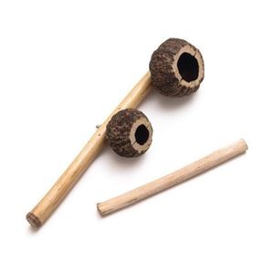 Tambor de instrumentos de música africana brasileña De Castanha Capoeira Samba Agogo - Product Image 1