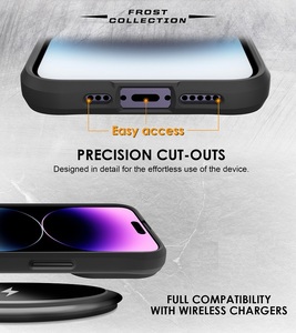 High Quality <strong>TPU</strong> PC Phone <strong>Case</strong> <strong>for</strong> iPhone 14 Pro Max Anti Fingerprint Shockproof Matte <strong>Case</strong> - Product Image 3