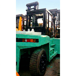 Montacargas Mitsubishi Original, Capacidad de Elevación 12 Toneladas, Marca Japonesa FD120, 3 Mástiles, 4.5m, Usado, Diésel, Todoterreno, Bajo Precio, en Venta - Product Image 6