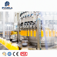 Machine de remplissage de jus d'orange pour bouteilles PET avec système de remplissage de particules de fruits pour usine de jus premium