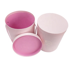 Caja Redonda de Papel para Flores, Embalaje de Cilindro <span class=keywords><strong>Grande</strong></span> para Regalo, de Cartón con Lámina Dorada Personalizada, Precio Bajo de Fábrica al por Mayor - Product Image 1