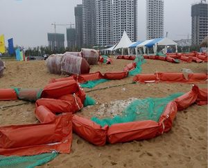 <span class=keywords><strong>Bande</strong></span> de séparation d'huile de rivière anti-pollution en PVC flottant solide Type de caoutchouc résistant aux produits chimiques approvisionnement marin - Product Image 4