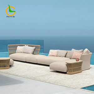 Ensemble de canapés en osier moderne 2022 pour la maison, le jardin et le salon, meubles de patio et d'extérieur - Product Image 4