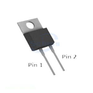 Original Components Electronic AM90N03-03P P-Channel 30V 90A Through Hole MOSFET Transistors TO-220 Package - Product Image 1