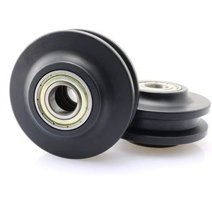 Modern Hotel <b>Sliding</b> <b>Barn</b> <b>Door</b> Pulley Roller Hardware <b>Kit</b> with Carbon Steel & Zinc Alloy for Kitchen & Closet <b>Doors</b> - Product Image 3
