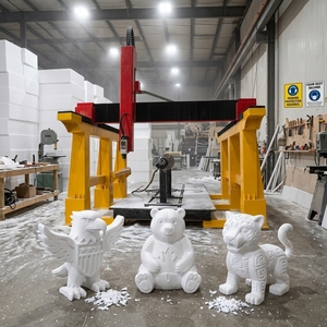 Machine de découpe CNC 4 axes hybride NC Studio PLC à servomoteur pour mousse EPS, polystyrène, sculpture, découpe de moules perdus et jardinage - Product Image 3