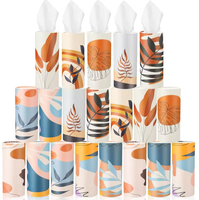 Boîte à mouchoirs pour voiture de qualité supérieure, mouchoirs doux et absorbants, motif abstrait mignon, parfaits pour la voiture, le bureau et les voyages