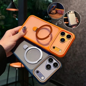 เคสโทรศัพท์มือถือแบบด้านรุ่นใหม่ล่าสุด พร้อมห่วงแม่เหล็กสำหรับ iPhone 17Air 16 promax 15plus 13 12 11 ป้องกันการกระแทก - Product Image 2