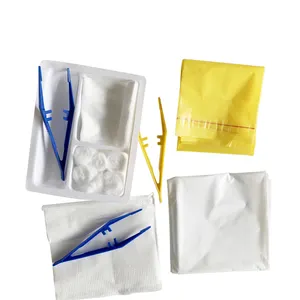 Kit de vendaje básico para heridas estériles, kit quirúrgico
