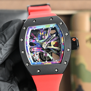 Reloj de lujo para hombre con esfera esqueletizada y transparente; artesanía exquisita; imprescindible para los que marcan tendencias. - Product Image 2