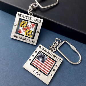 Keychain <strong>Supplier</strong> 3d Antique <strong>Custom</strong> Keyrings Metal Keychains Design Souvenir Tourist Gifts Metal Enamel <strong>Key</strong> <strong>Chains</strong> - Product Image 2
