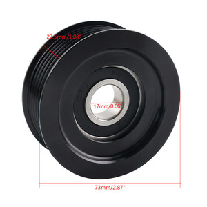 LSビレットアルミニウム溝付きテンショナープーリーLS1 LS2 LS3 LS6 5.3L 6.0L 6.2L用 - Product Image 2