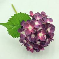 Bunga Hydrangea Buatan Tangan Berkualitas Tinggi dari Guangdong, Bahan PU, Gaya Modern, Pengiriman Cepat untuk Acara Bayi Baru Lahir