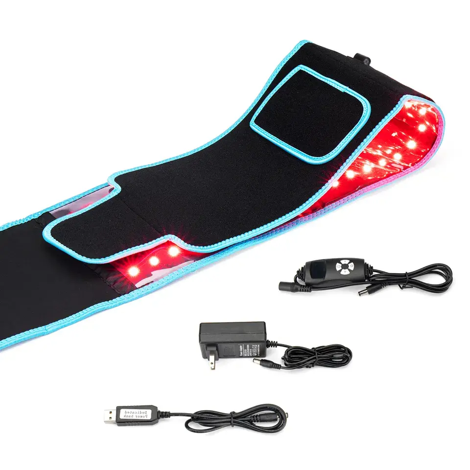 Trending Products 2024 New Arrivals Red Light Therapy Belt Portable Led Device Phototherapy Full Body Pad Relief Massager Belt