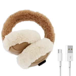 Chauffe-<span class=keywords><strong>oreille</strong></span> électrique sans fil, <span class=keywords><strong>cache</strong></span>-oreilles avec batterie Li-ion 2000 mAh pour le ski, le vélo, la pêche, la randonnée en hiver froid - Product Image 5