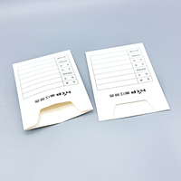 Pochettes personnalisées pour cartes avec logo doré, porte-cartes de garantie automobile, options en carton duplex, enveloppe noire pour emballage cadeau