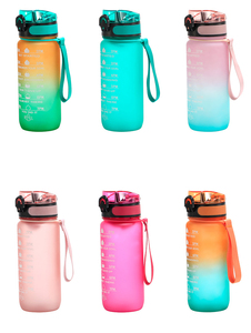 Botella de Agua Deportiva de Tritán de 600 ml, a Prueba de Fugas, Libre de BPA, para Niños, <span class=keywords><strong>con</strong></span> Marcador de Tiempo, 20 oz - Product Image 6