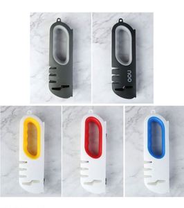 OEM ODM Household Multifunctional Three-Stage Tungsten Steel Ceramic Eco-Friendly Coarse Grit Durable <b>Knife</b> Sharpener Quick - Product Image 5