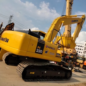 Excavatrice Komatsu PC220-8 de 22 tonnes d'occasion, haute qualité, faible nombre d'heures, fiable pour la construction et l'aménagement paysager, équipement Komatsu d'occasion - Product Image 1