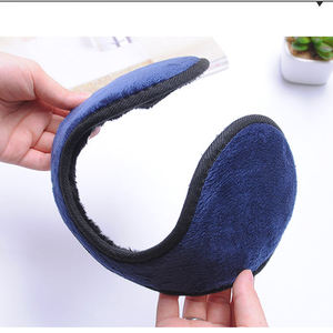 उच्च गुणवत्ता वाले ठंडे सर्दियों के गर्म कान मफ कस्टम फैशनेबल ऊन कान गर्म ईयरमफ - Product Image 4