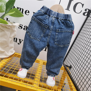 High Quality Children Boys Fashion Solid Jeans of <b>Denim</b> <b>Material</b> and Jeans Product for Kids Wearing - Product Image 5