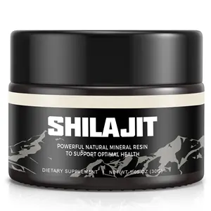 ホット販売Shilajit樹脂純粋なヒマラヤ有機樹脂85微量ミネラルゴールデングレードShilajitサプリメントカプセル