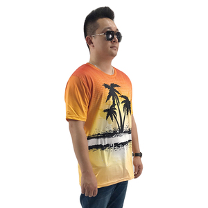 Gym sublimation printing on sweatshirts with custom logo men's T-shirt - Product Image 2