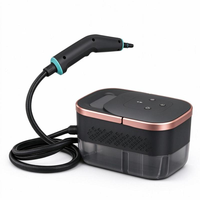 Nettoyeur vapeur pressurisé portatif multi-surfaces avec 10 accessoires, chauffage rapide et puissant, nettoyeur vapeur portable