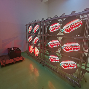 จอแสดงผล LED ทรงกลมแบบ P4กำหนดเองความสว่าง5000nits ติดผนังกลางแจ้งความสว่างสูง LED ป้ายดิจิทัล - Product Image 6