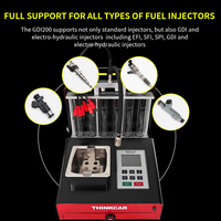 THINKCAR GDI 200 Automobile Injecteur de carburant électronique à essence Testeur de débit Testeur de machine Nettoyeur de buse d'injecteur de banc