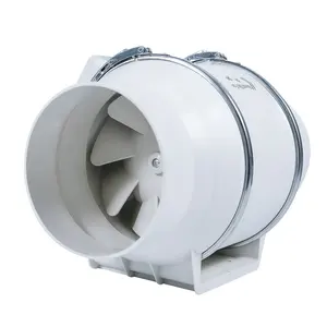 Conduit d'échappement en ligne 12 pouces 315mm, ventilateur de plafond mural centrifuge AC à vitesse Variable