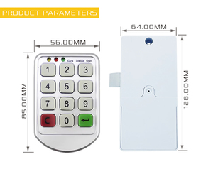 CDONLOCK Pushbutton Combination Sauna Locker <strong>Locks</strong> Office <strong>Locks</strong> Billiard Room Mobile Combination <strong>Locks</strong> NFC Unlock - Product Image 3