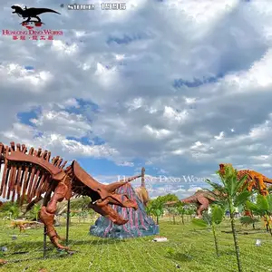 Amusement Park Dig Dinosaur Fossil Skeleton Game For Kids